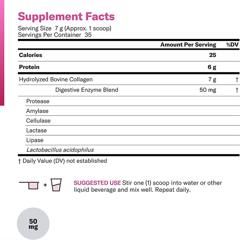 Collagen Peptide Powder Pure Hydrolyzed  Gluten Free Keto and  Friendly Post Workout and Recovery