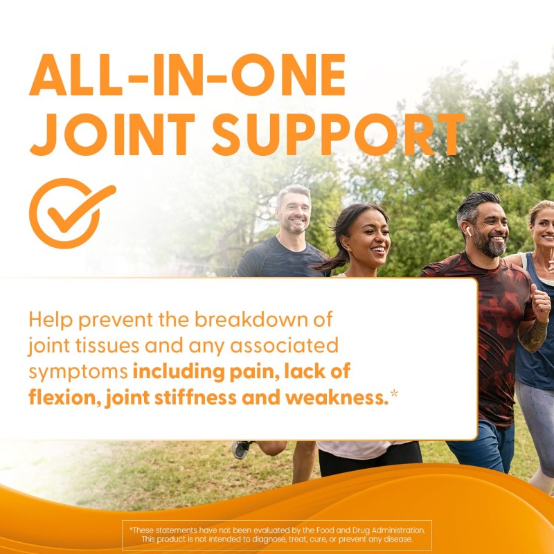 Glucosamine Chondroitin Msm Capsules, Supports Healthy Joint Structure Function & Comfort Support Healthy Hair Skin 240 Capsules