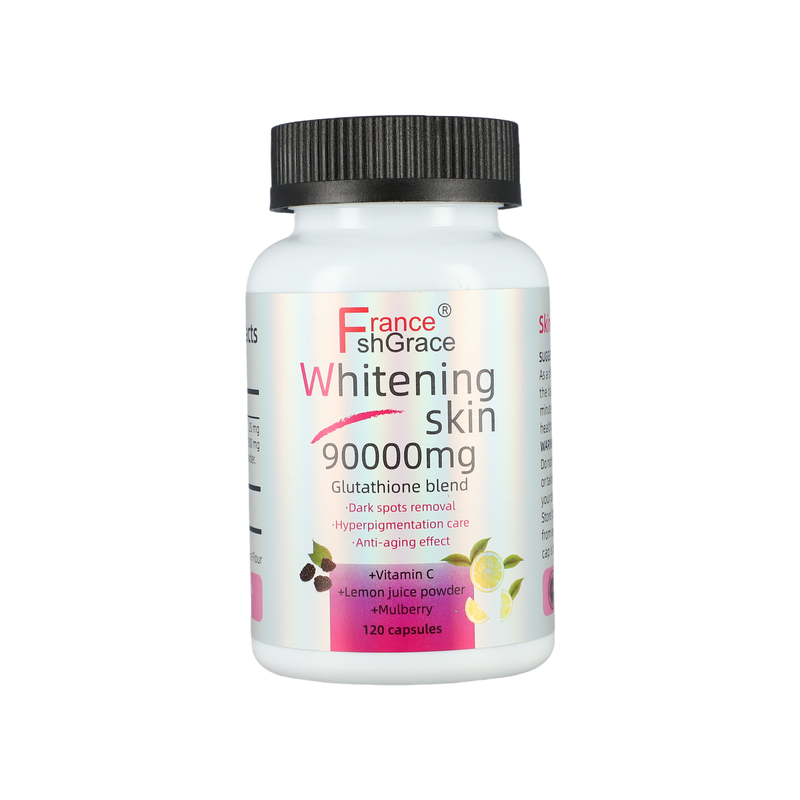 Hot Sales Dark Spots Acne Scar Remover 90000mg Vegan Skin Bleaching Skin Nail Joint Support Skin Whitening Capsules