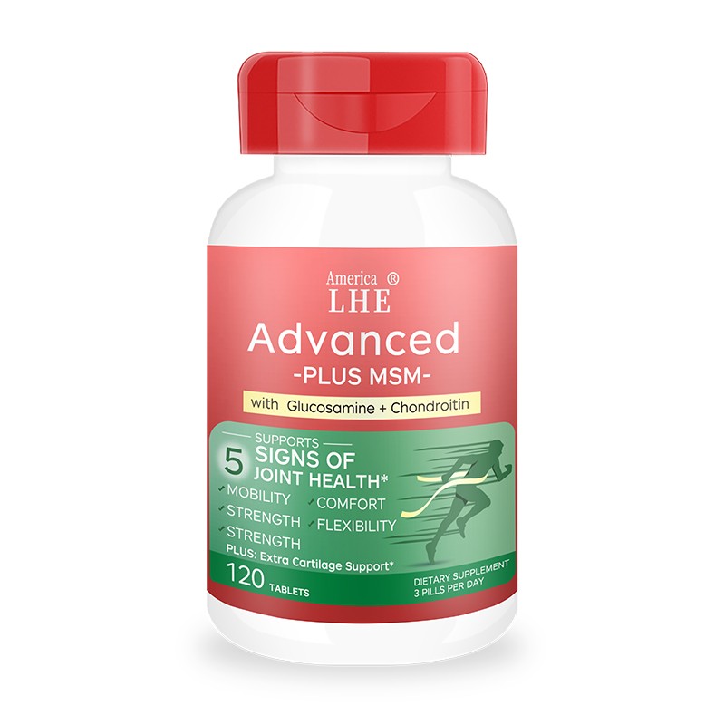 Glucosamine Chondroitin MSM Joint Support Supplement Tablets for Mobility & Flexibility - 120 Tablets