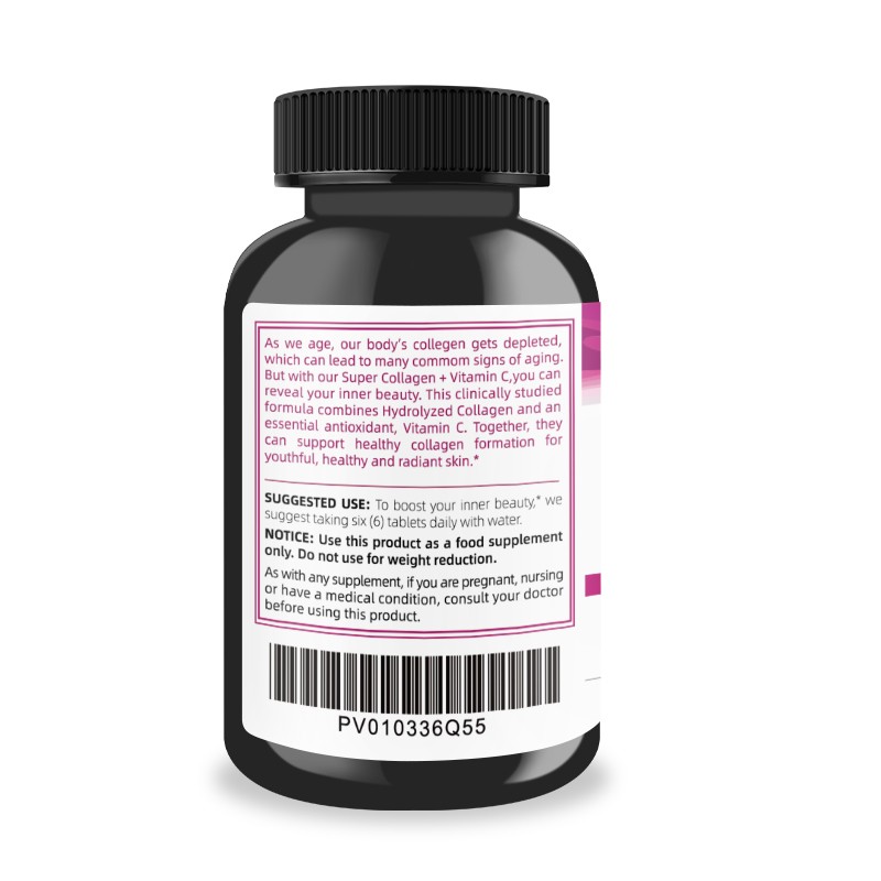 Super Supplement Collagen with Vitamin C and Skin, Hair, Nails & Joint Support  for Adult