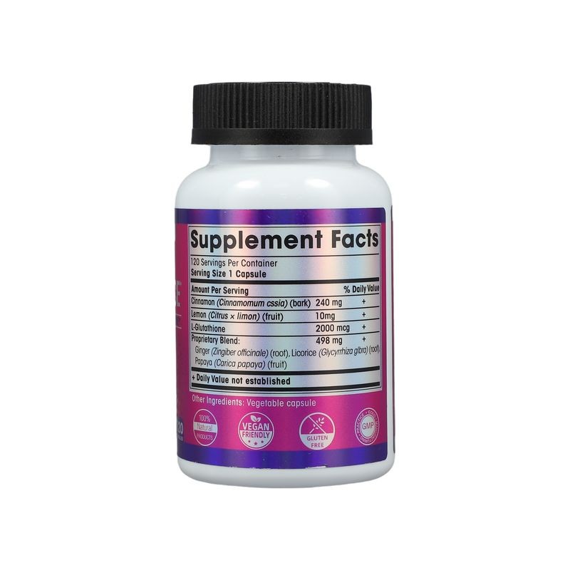 GSH Whitening Capsules 45000 Mcg Brightening Supplement Skin Tone Enhancer Targets Dark Spots Acne Marks Potent Antioxidant