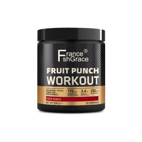 Workout with Creatine Beta-Alanine and Caffeine for  Energy Fruit Punch 30 Servings for Energy   Focus Power and Performance