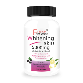 Vegan 5000mg  Skin Bleaching Pills 120 Capsules for Adult Use Dark Spots Acne Scar Remover Anti-Aging Antioxidant