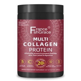 Collagen Peptide Powder with Probiotics Non GMO for Hair Growth Skin Brightening Nail Strength Bone and Digestive Health Support