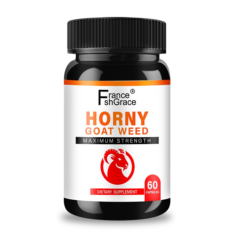 Horny Goat Weed for Men and Women Maximum Strength 1590mg CHINA Made 60 Capsules