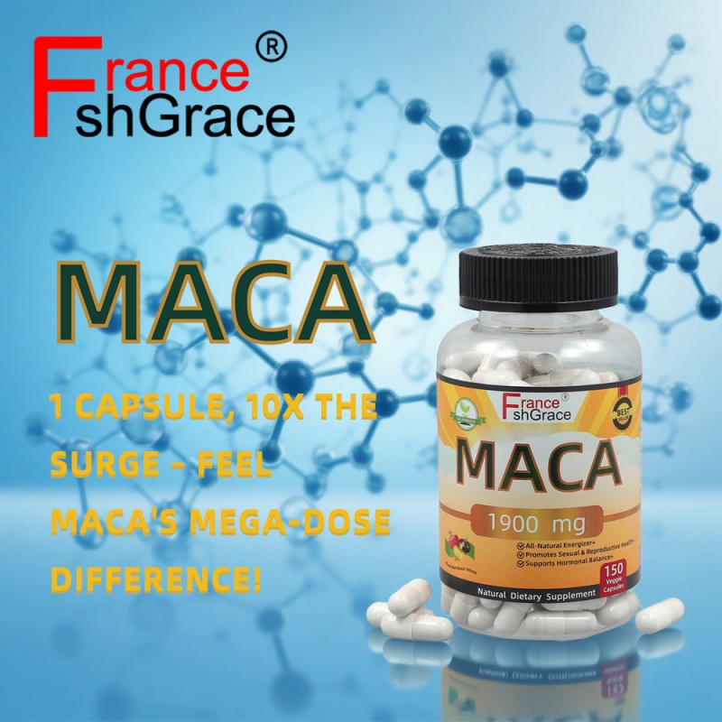 Organic Maca Root Capsules for Men and Women Black Red Yellow Peruvian Extract for Energy and Stamina Support
