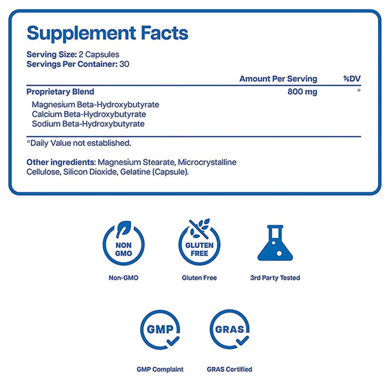 Best Keto BHB Supplement for Adults Improve Clarity and Focus Best Keto Capsules for Weight Loss