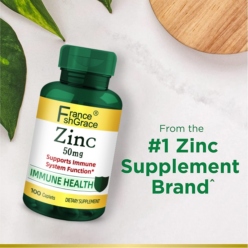 High Quality Zinc 50mg Supplement for Adults Supports Immune System Function Zinc Capsules