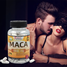 Organic Maca Root Capsules for Men and Women Black Red Yellow Peruvian Extract for Energy and Stamina Support