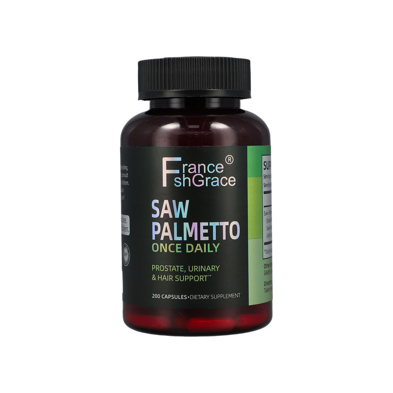 Mixture Strength Saw Palmetto Seed Extract Health Prostate Support Men's Health Saw Palmetto Capsules Supplement Good Quality