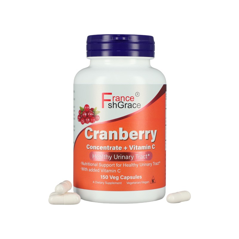 Cranberry Supplement With Vitamin C for Adults Support Urinary Tract Cranberry Concentrate Capsules