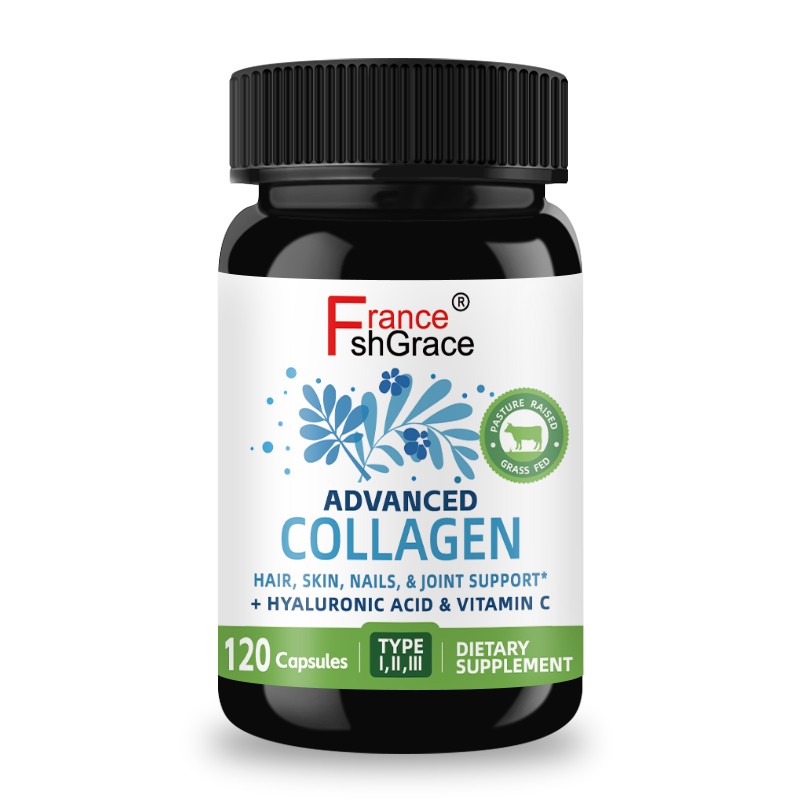 Best Collagen Supplement with Hyaluronic Vitamin C for Men and Women Support Skin and Wrinkles Health Collagen Capsules