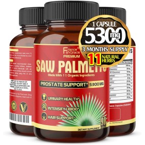 Organic Health Supplement Providing Energy Men Prostate Saw Palmetto Capsules