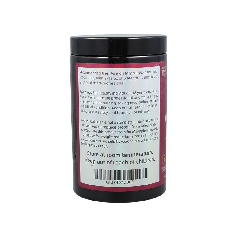 Collagen Peptide Powder with Probiotics Non GMO for Hair Growth Skin Brightening Nail Strength Bone and Digestive Health Support