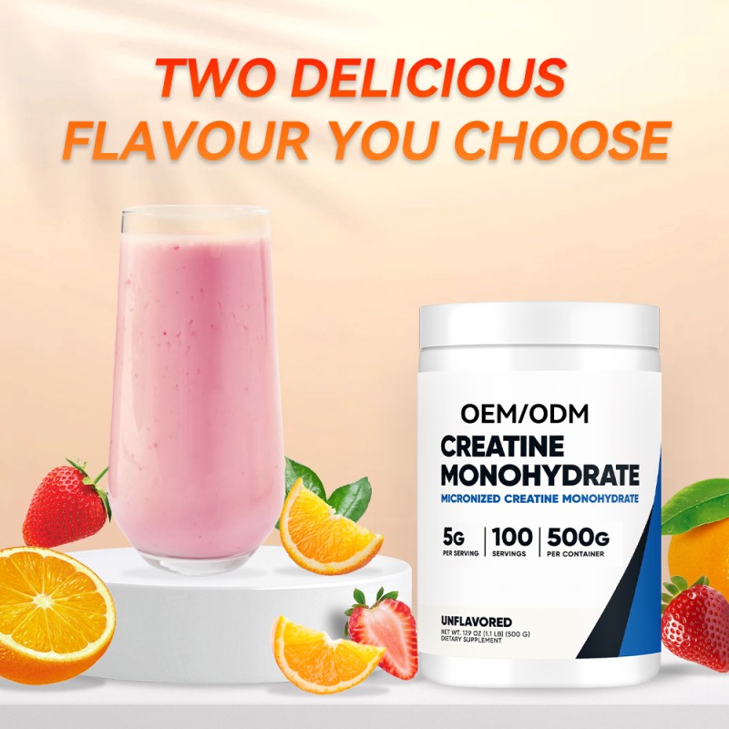 Organic Creatine Monohydrate Supplement for Adults Support Muscle Growth High Quality Creatine Monohydrate Powder