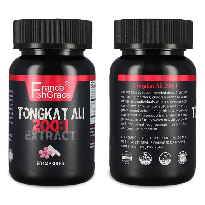 New Arrival Tongkat Ali Capsules for Men Support Energy, Strength Performance Supplement Tongkat Ali Capsules