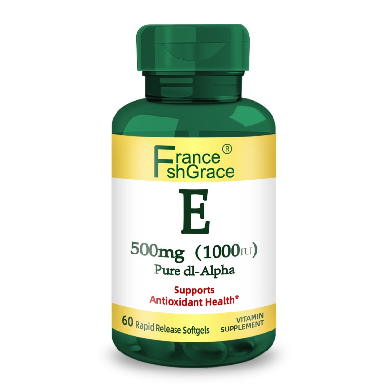 Customized Vitamin E Softgels Supports Antioxidant Health and Immune System 60 Softgels Vitamin E Softgels for Adults
