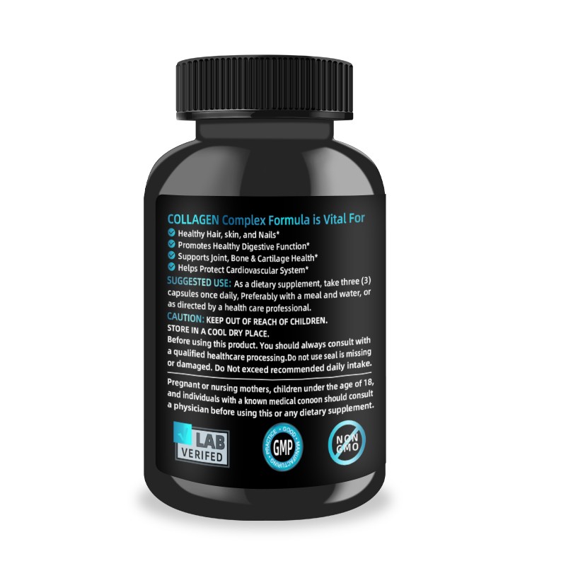Multi Collagen Complex -150 Capsules for Skin, Hair, Joints & Digestion -3,300mg Per Serving