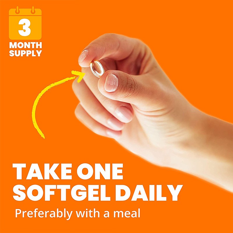 Vitamin E 400IU Supplement for Adults Support Immune Health and Antioxidant Vitamin E Softgels