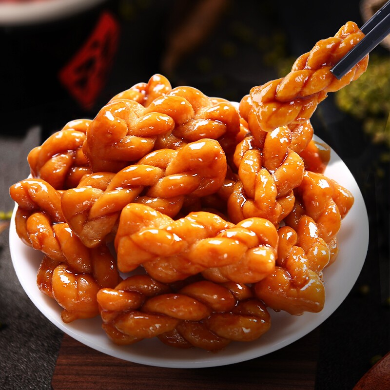 Fried Dough Twist Manufacturer - Bulk 330g Crispy Snack