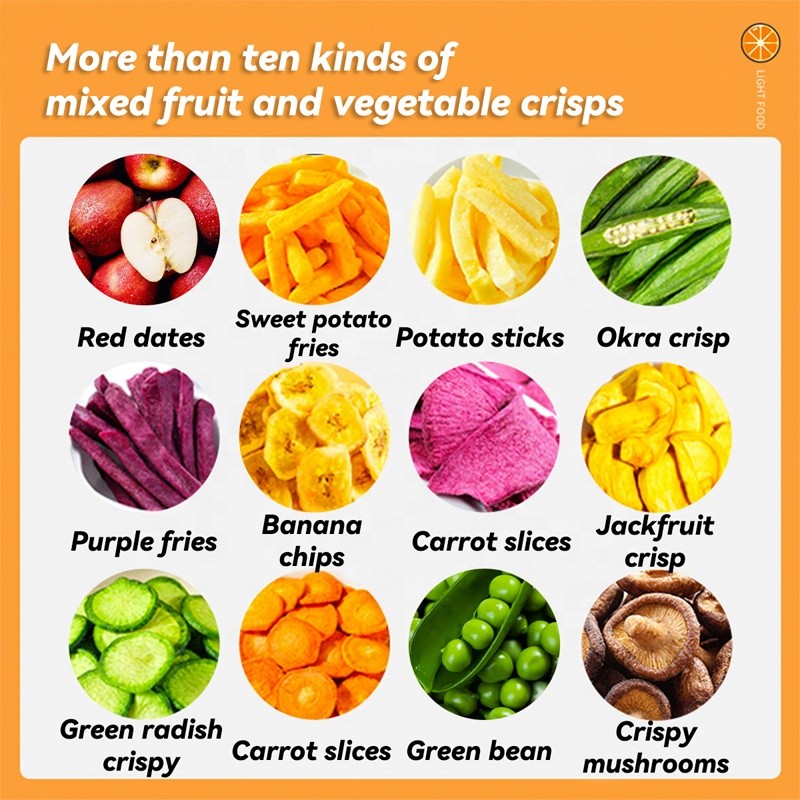 Fruit Crisps Supplier - OEM 10 Types Worldwide Shipping