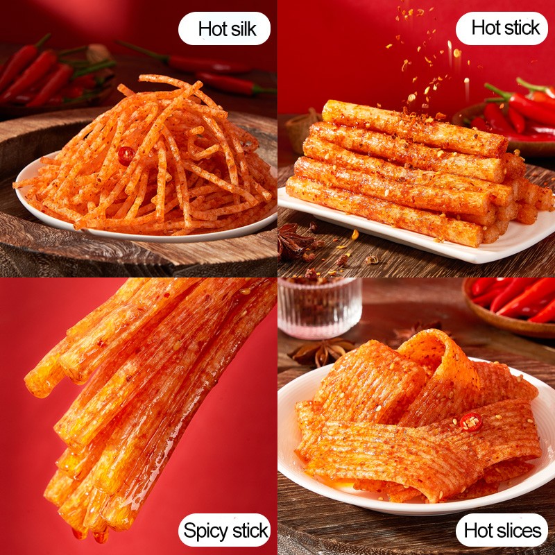 Spicy Strips Manufacturer - OEM Grain Snacks Latiao