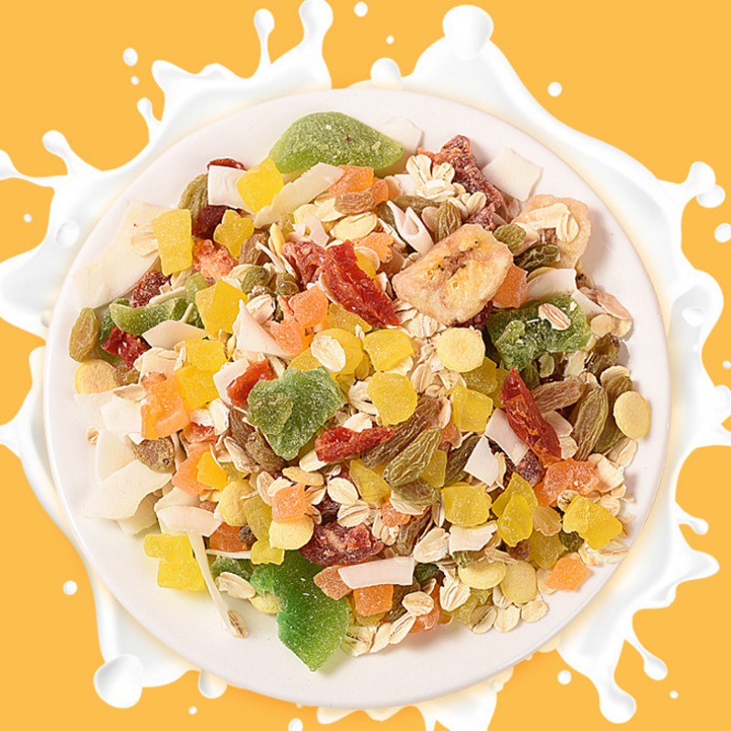 Mixed Fruit Oatmeal Factory - OEM 500g Instant Oatmeal