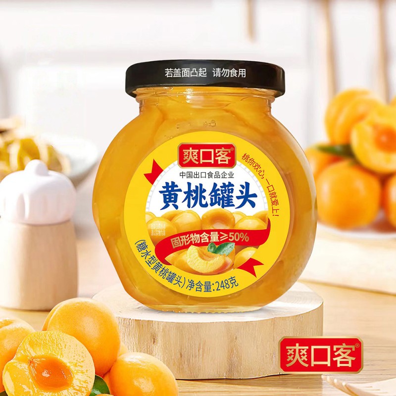 Canned Fruit Supplier - Bulk Peaches Oranges 248g