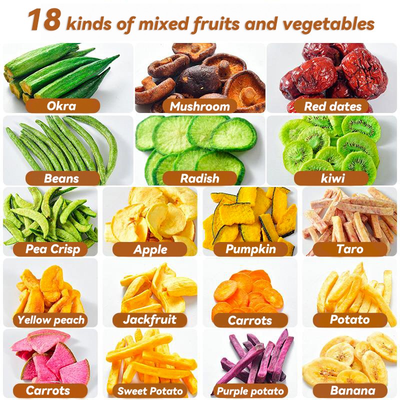 Dried Fruit Chips Factory - OEM 10 Types Professional