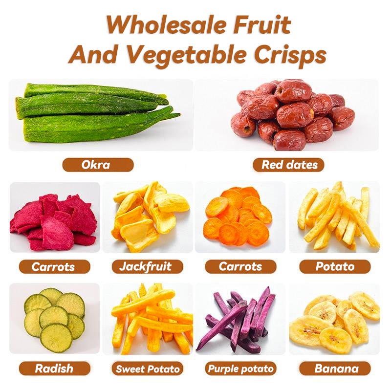 Dried Fruit Chips Factory - OEM 10 Types Professional