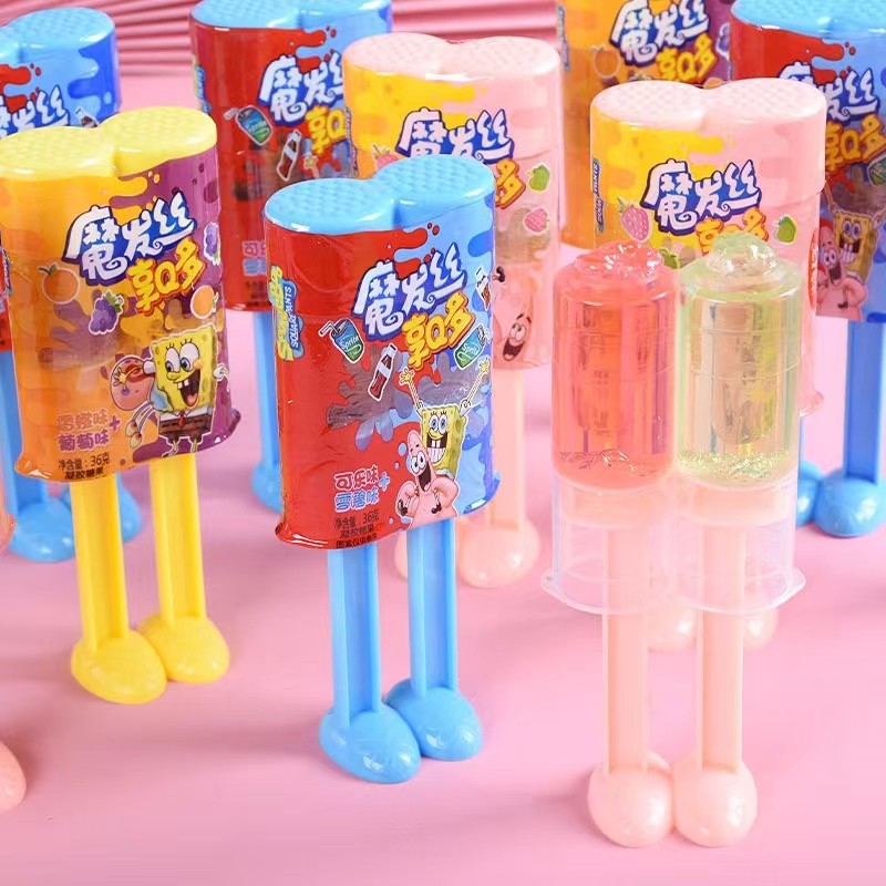 Lollipop Manufacturer - OEM Yogurt Magic Hair Candy