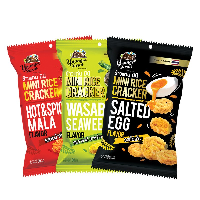 Rice Crackers Factory - Bulk Thai Spicy Flavors 60g