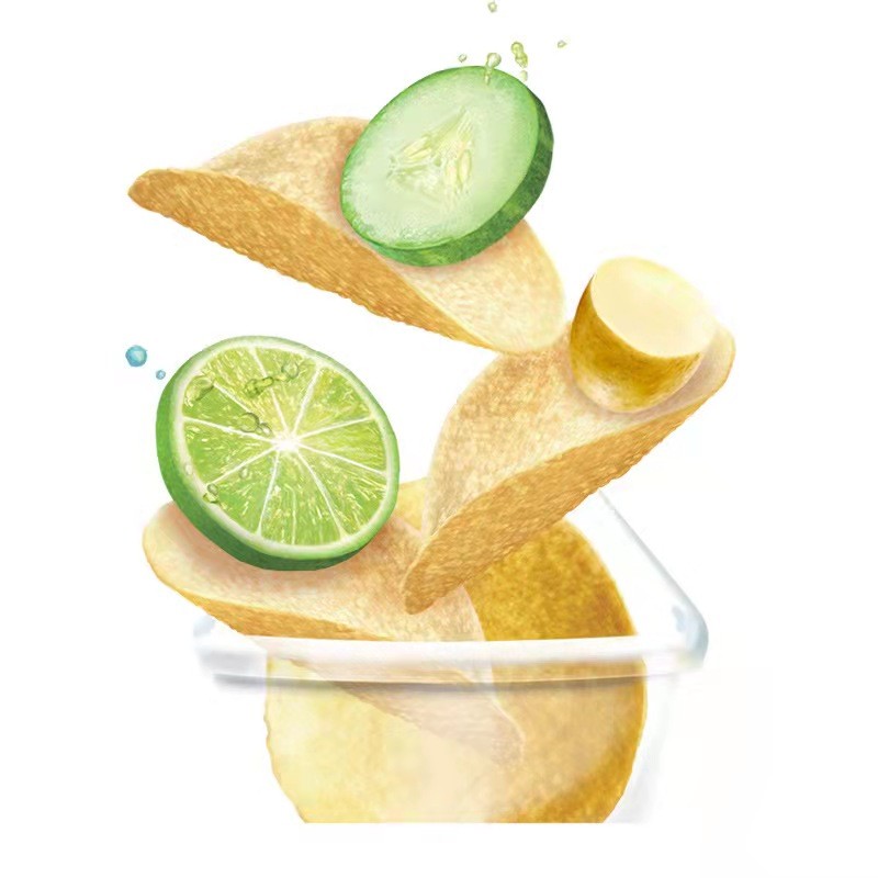 Potato Chips Manufacturer - Bulk 90g24 Lime Flavor