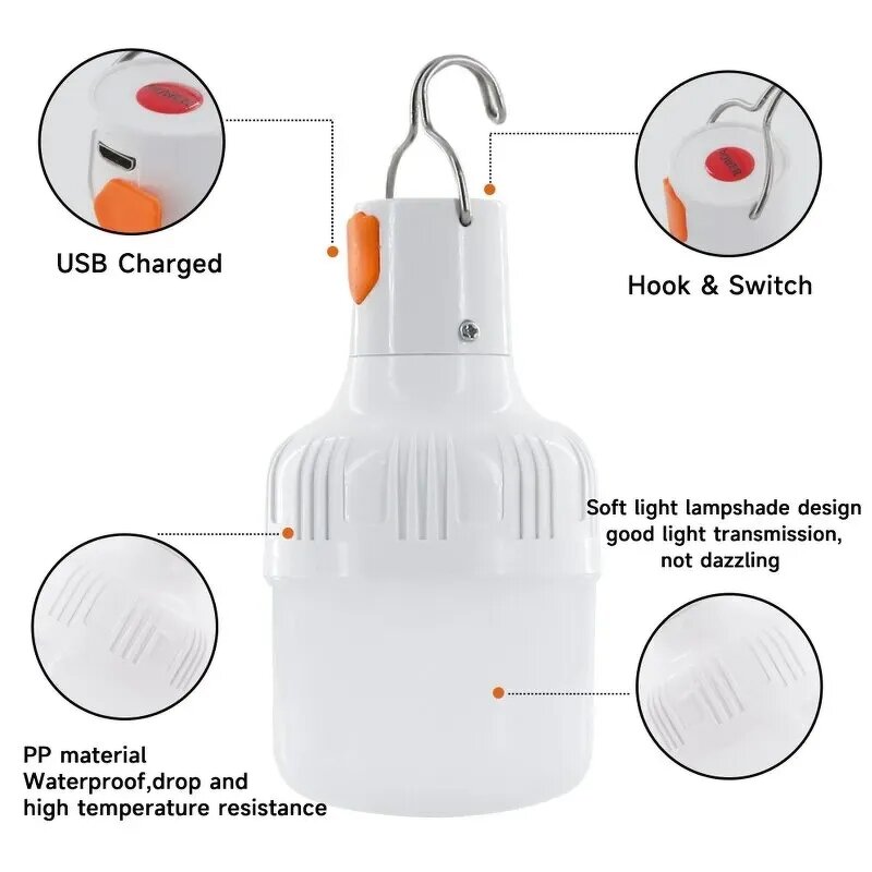 Rechargeable Camping Light Factory - High Lumen Outdoor Lamp