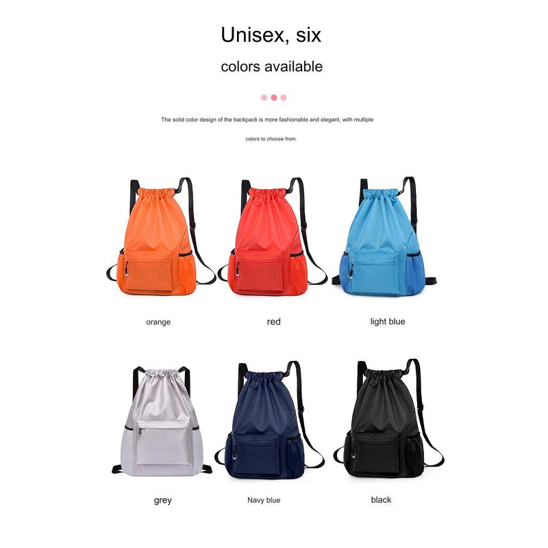 Drawstring Backpack Factory - Nylon Waterproof Travel Bag