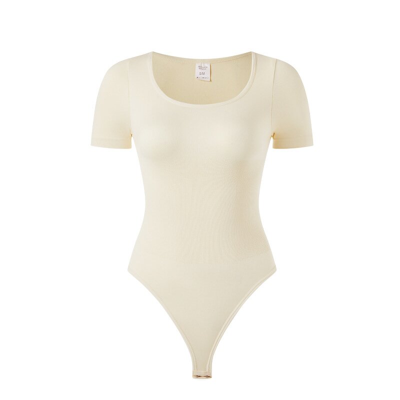 Sports Bodysuit Factory - Slim Fit Crew Neck Yoga Romper