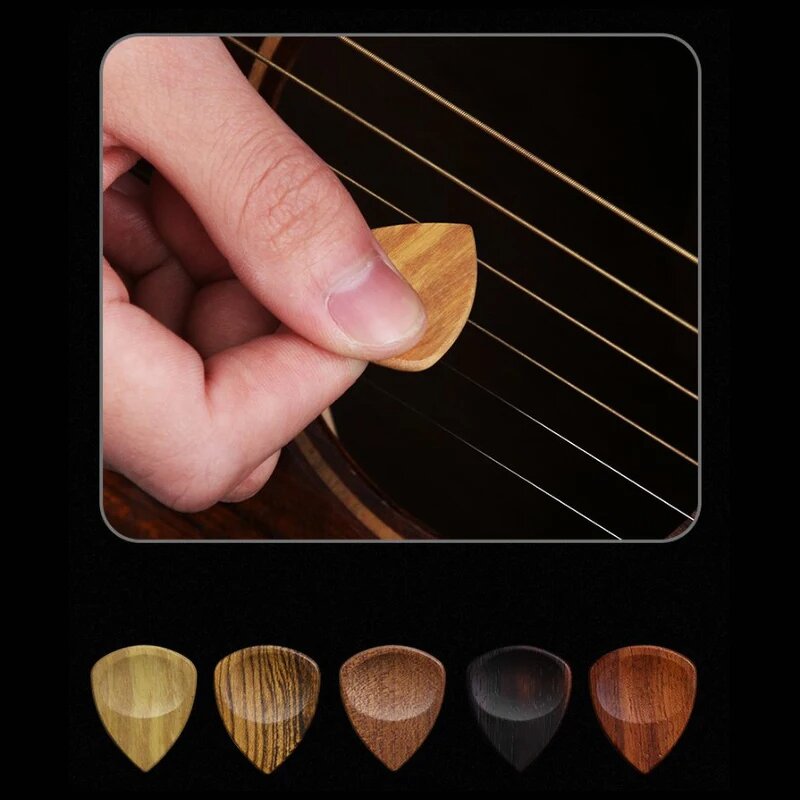 Guitar Pick Factory - Solid Wood Drillable Pendant Supplier