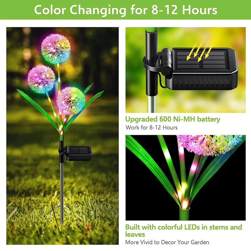 Solar Dandelion Light Factory - Outdoor LED Decoration Lamp