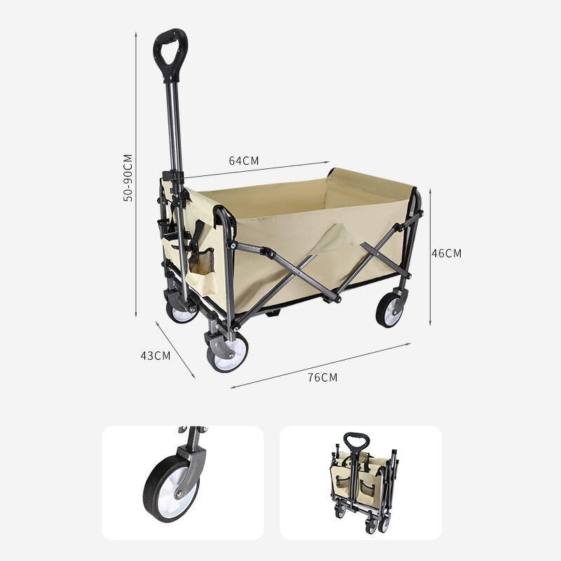 Camping Cart Factory - Collapsible Waterproof Trolley Supplier