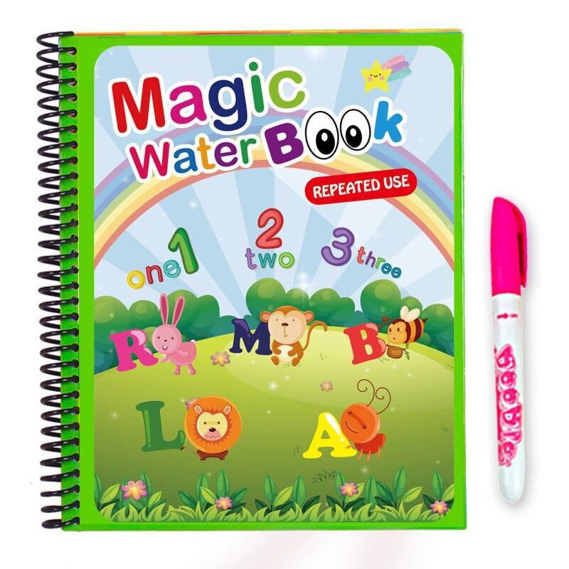 Magic Water Book Factory - Reusable Coloring Drawing Book