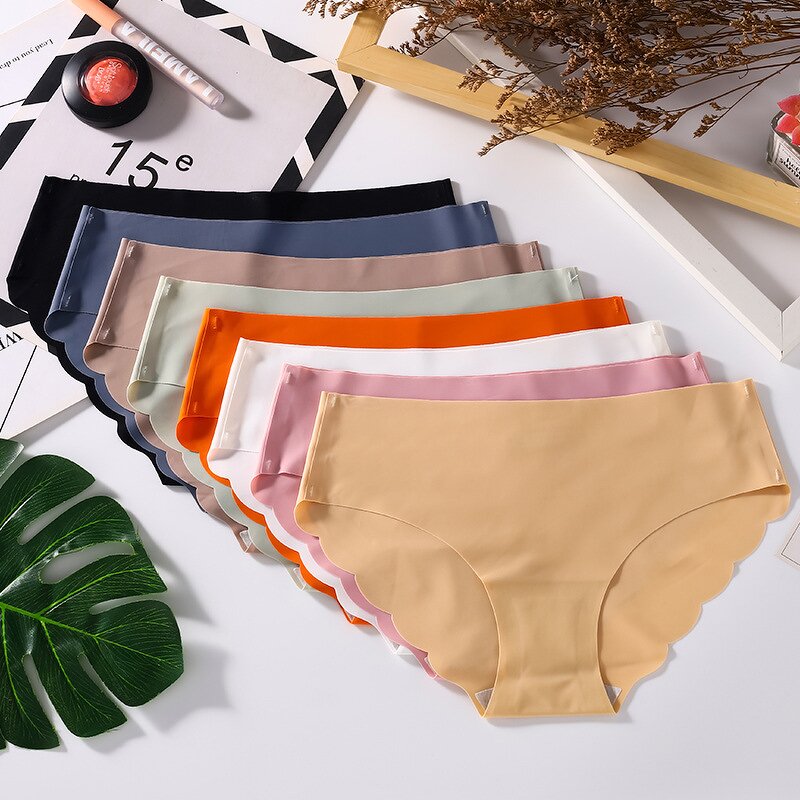 Women's Panties Factory - Satin Ice Silk Seamless Underwear Supplier