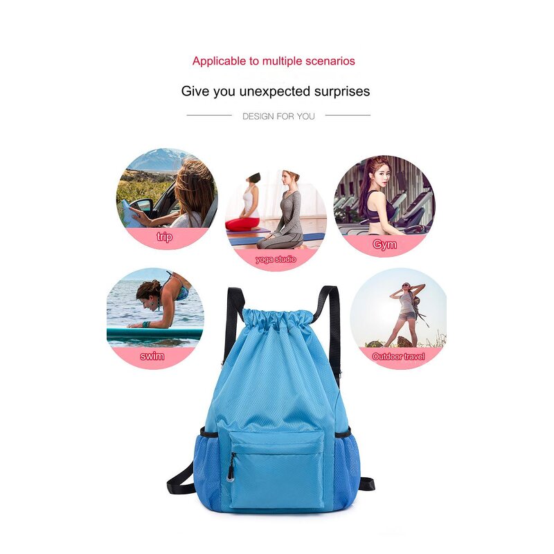 Drawstring Backpack Factory - Nylon Waterproof Travel Bag