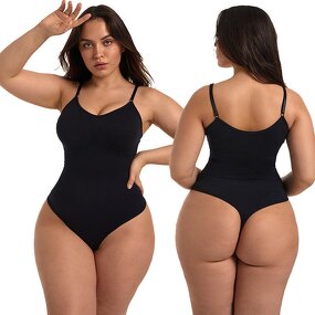 Women's Shapewear Factory - Tummy Control Thong Bodysuit