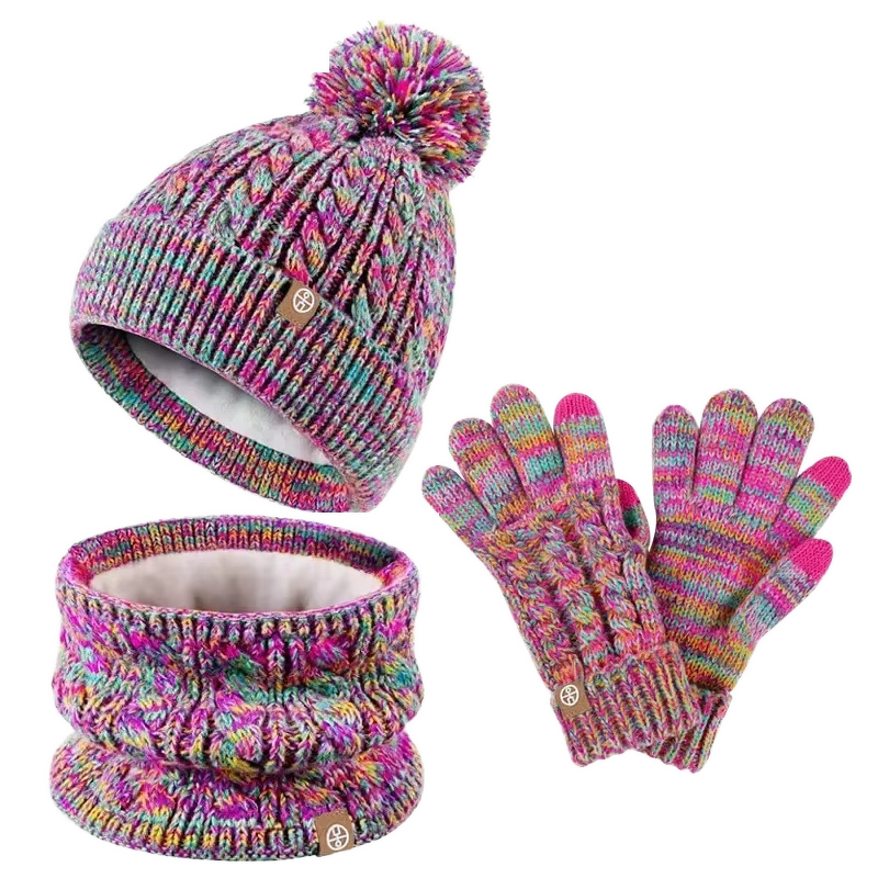 Kids Winter Set Factory - Plush Hat Gloves Accessories Supplier
