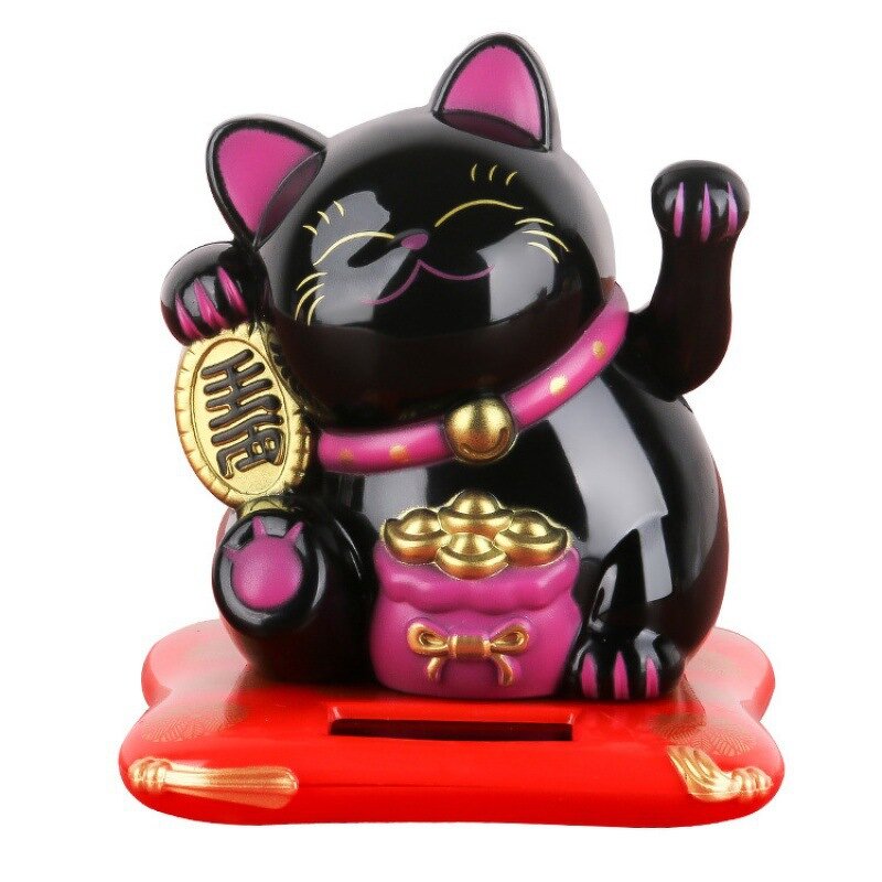 Solar Lucky Cat Factory - Waving Cat Home Office Decoration