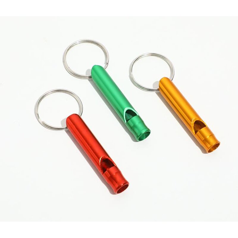 Safety Whistle Keychain Factory - Aluminum Alloy Survival Whistle