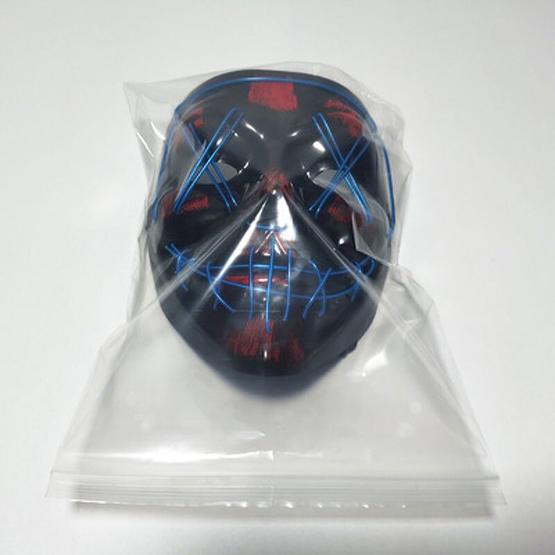 Halloween Mask Factory - LED Neon Glow Party Cosplay Mask