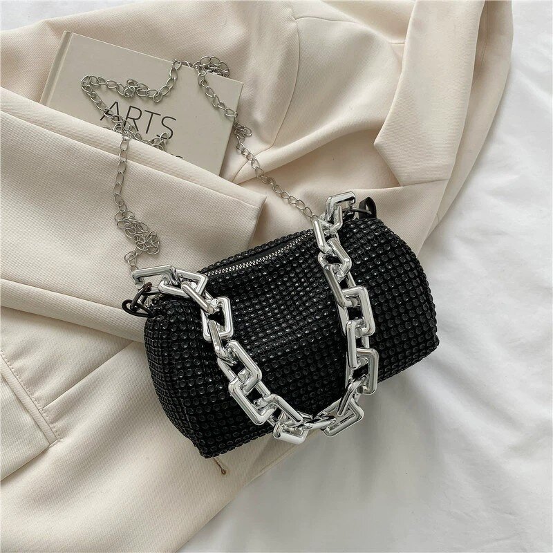 Rhinestone Chain Bag Factory - Wholesale Diamond Underarm Bag