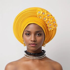 Turban Caps Factory - Luxury Hijabs African Bandanas Headwrap